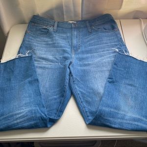 Madewell Highrise Slim Crop Boyjean